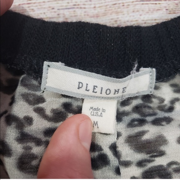 Pleione Sheer Leopard Blouse - Picture 7 of 7